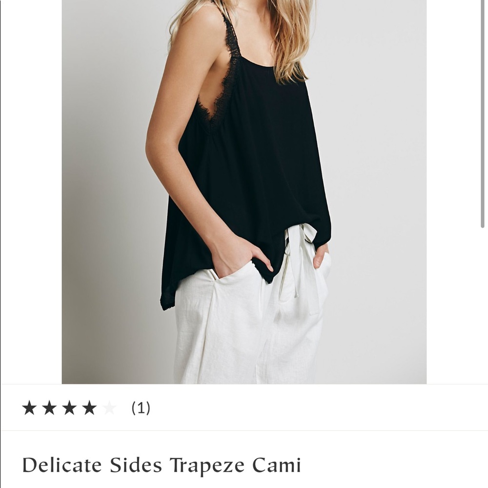 NWT Free People Delicate Sides Cami